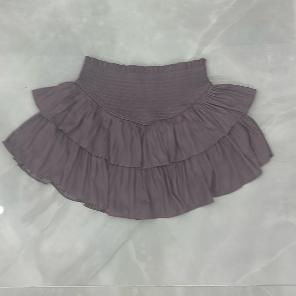 Purple flowy skirt super cute-Mustard Seed